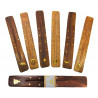 Gondole porte-encens en bois 25 cm