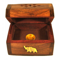 Boite porte encens pour cone (7 x 5 x 6cm)