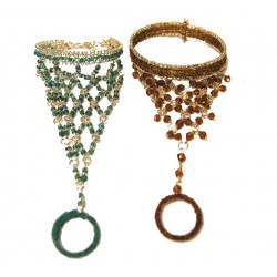 Bracelet bague fantaisie