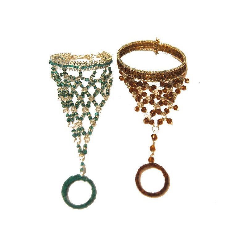 Bracelet bague fantaisie