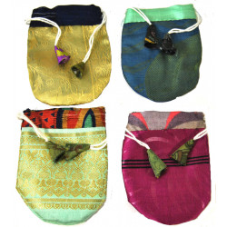 bourses coton pm assorties