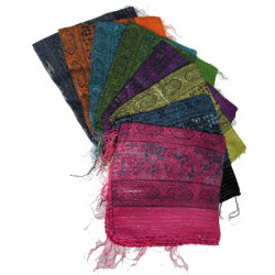 Foulard fils argentes (90 cm X 90 cm)