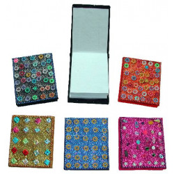 Calepins a paillettes 7,5 cm