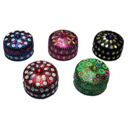 Boite brillante ronde