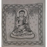TENTURE NOIRE ET BLANCHE BOUDDHA