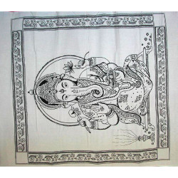 TENTURE NOIRE ET BLANCHE GANESH