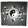 TENTURE NOIRE ET BLANCHE ASTRE YING YANG