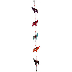 Mobile ligne 5 elephants 90 cm