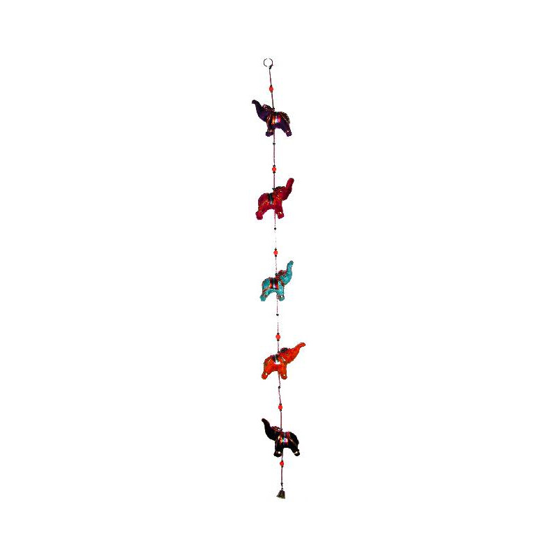 Mobile ligne 5 elephants 90 cm