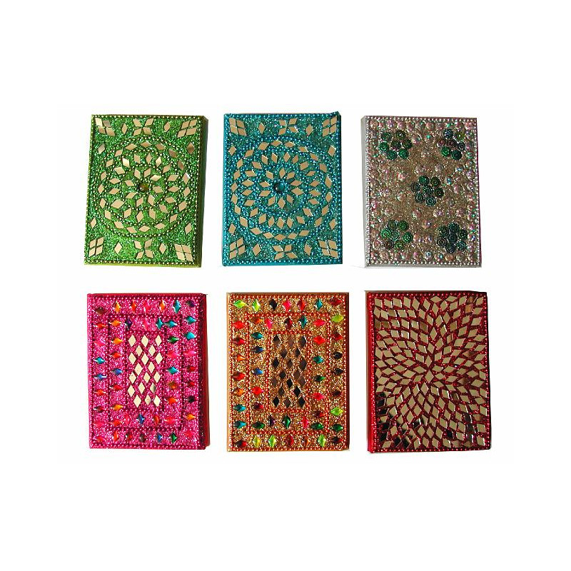 Calepins a paillettes 10 cm