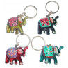 Porte cle brillant elephant (paquet de 4)