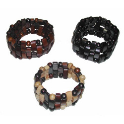 Bracelet os 3 rangs elastique