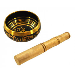 Bol chantant tibetain en bronze moyen modele (400 a 550 g)