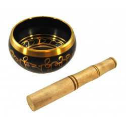 Bol tibetain en bronze grand modele (550 a 750 g)
