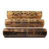 Boite porte encens antique avec reserve ( 30 x 6 x 5cm)