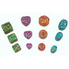 Set de trois boites brillantes