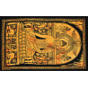 Mini tenture Bouddha orange (110 cm X 70 cm)
