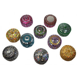Boite brillante ronde (7 cm)
