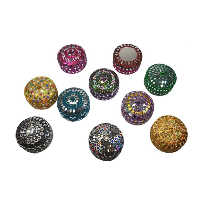 Boite brillante ronde (7 cm)