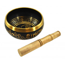 Bol tibetain en bronze tres grand modele (800 a 1100 g)