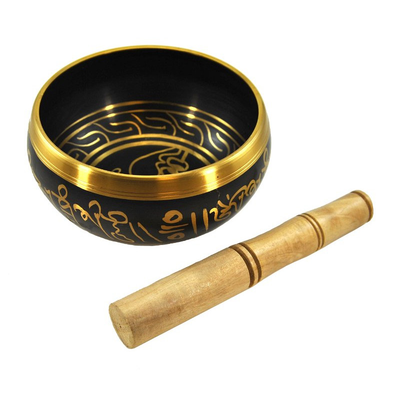 Bol tibetain en bronze tres grand modele (800 a 1100 g)
