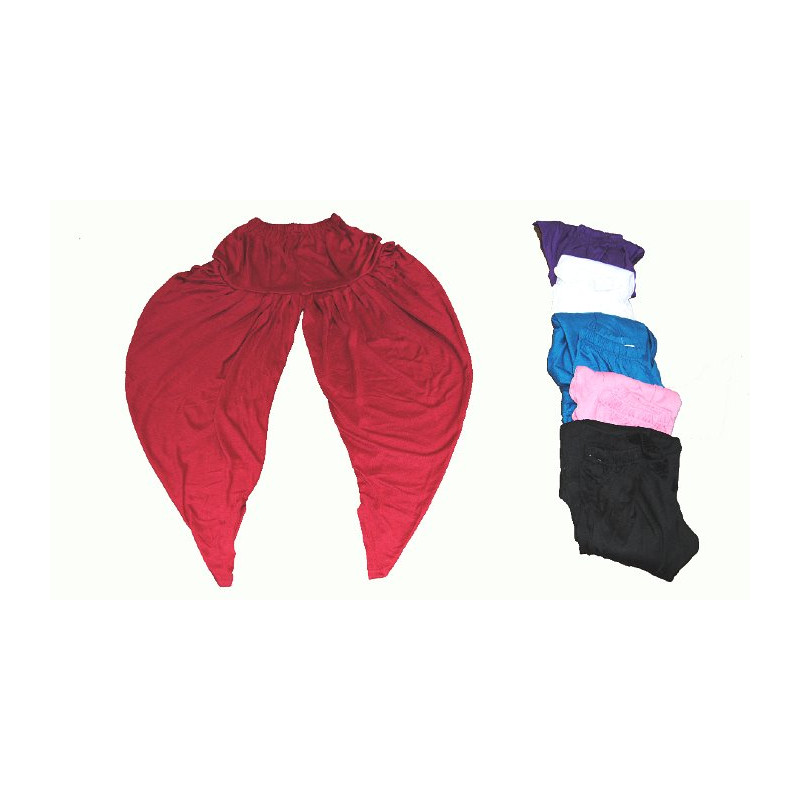 Pantalon indien femme uni