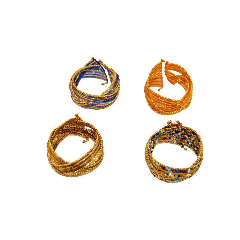 Bracelet perles couleur et metal