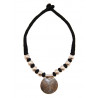 Collier style tibetain medaillon