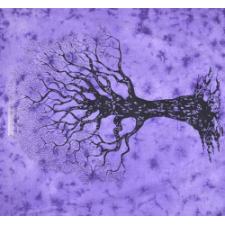 TENTURE ARBRE DES DRUIDES VIOLET