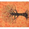 TENTURE ARBRE DES DRUIDES ORANGE