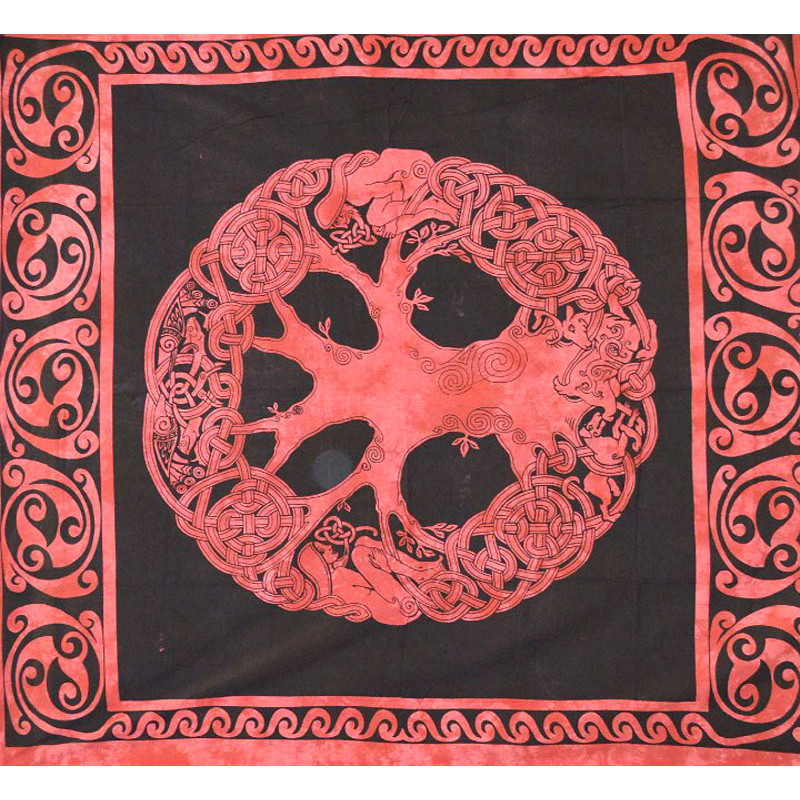 TENTURE ARBRE CELTIQUE ROUGE
