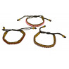Bracelet metal et perles couleur