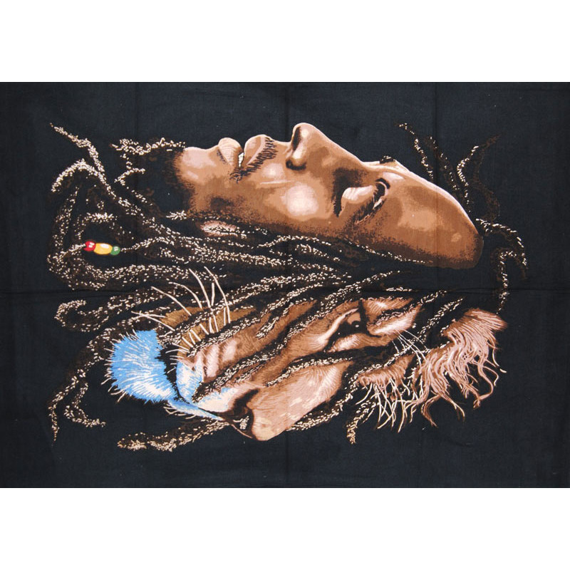 Mini tenture Bob Marley et Lion
