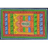 PETITE TENTURE MULTICOLORE SCENES AFRICAINES