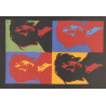 Mini tenture Bob Marley facon Warhol (75 X 105 cm)