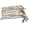 Bracelets en fil de coton (12 pieces)
