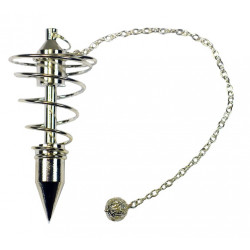 Pendule spirale argentee GM
