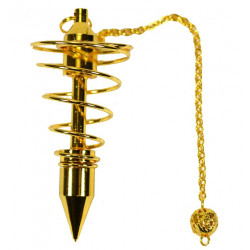 Pendule spirale dore GM