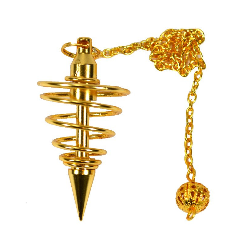 Pendule spirale dore Pendule spirale dore