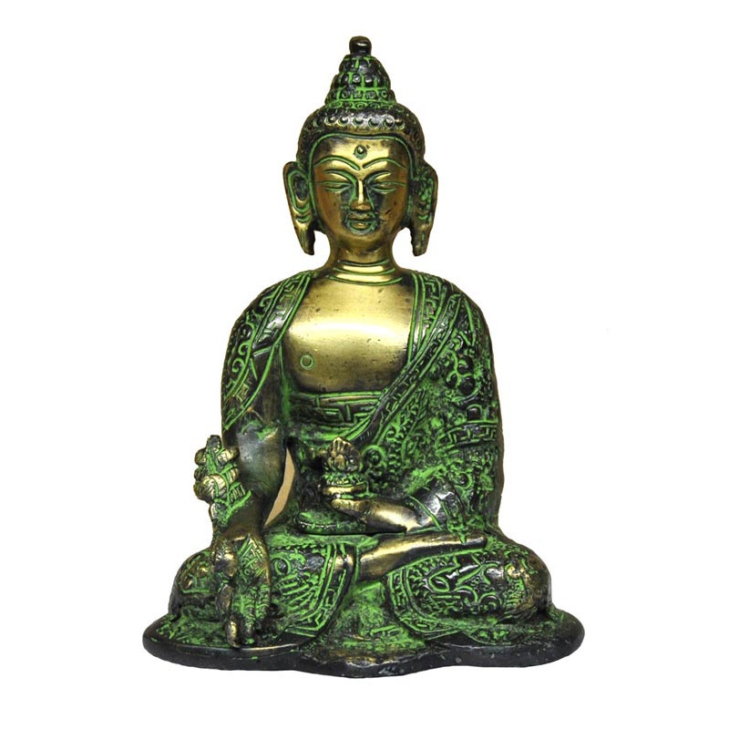 Statuette de bouddha geste du don 13,5 cms 0,7 kgs Statuette de bouddha geste du don 13,5 cms 0,7 kgs