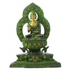 statue de bouddha sur socle  25 cms, 2,100 Kgs