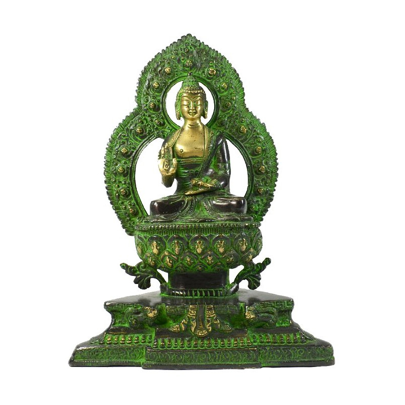 statue de bouddha sur socle  25 cms, 2,100 Kgs