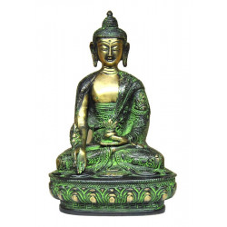 Statuette de bouddha geste du don 20 cms et 1,6 kg
