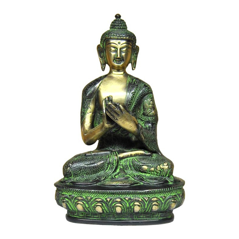 Statuette de bouddha geste d'enseignement 20 cms, 1,6 kg