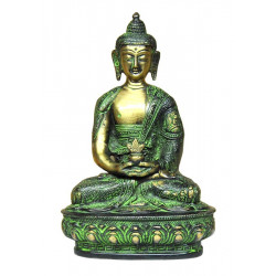Statuette de bouddha geste de meditation 20 cms, 1,5 kg