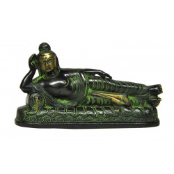 Statuette de bouddha couche 16 cms, 0,9 kgs