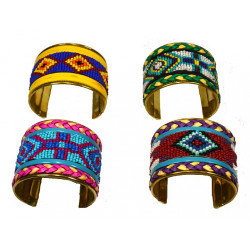 Bracelet mosaique de perles
