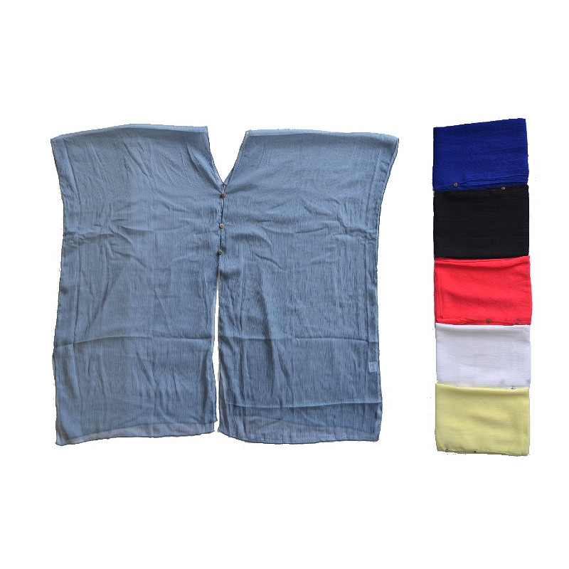 Poncho couleur unie
