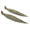 Grand porte encens metal et statuette