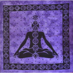 TENTURE MEDITATION CHAKRA VIOLETTE
